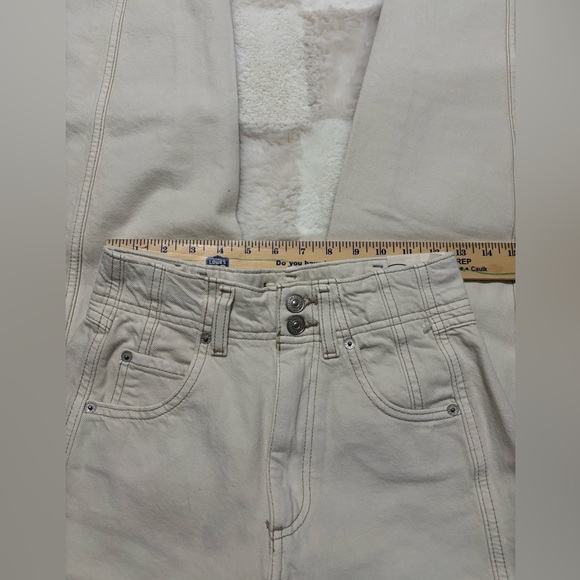 Free People WE THE FREE straight leg jeans NWOT - Picture 6 of 8